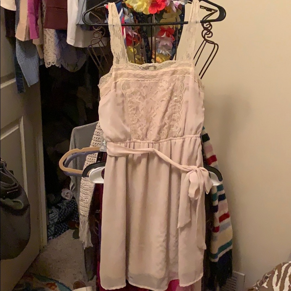 Xhilaration ivory dress size M